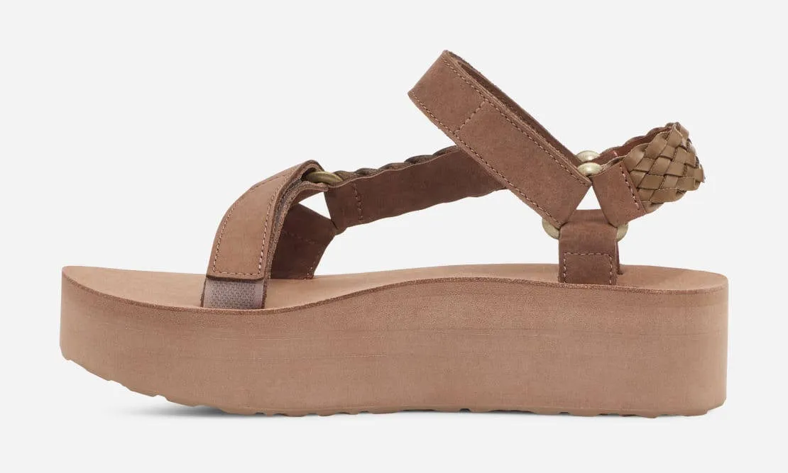 Teva Womens Flatform Universal Interweave Caribou