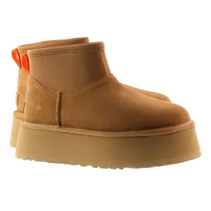 Ugg Boots Womens Classic Mini Dipper Chestnut