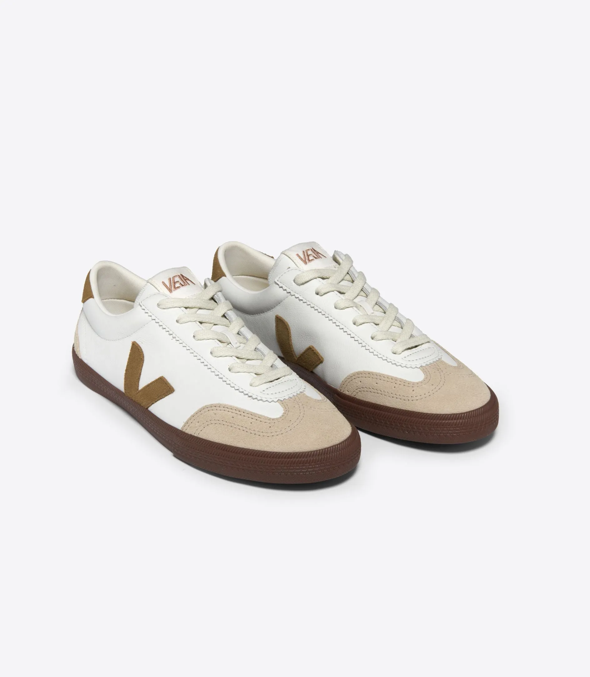 Veja Volley Leather White Tent Bark