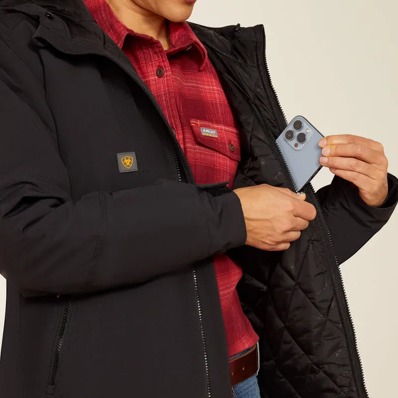 Women's Rebar Cordura Ripstop Insulated Jacket - Black